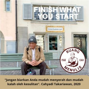 finish what you start